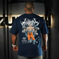 Polera Oversize Goku - Navy Blue