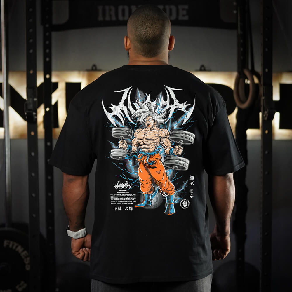 Polera Oversize PRO Goku - Negro