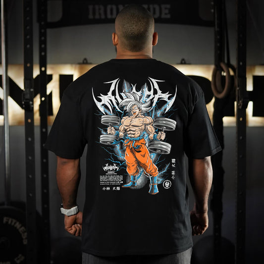 Polera Oversize PRO Goku - Negro