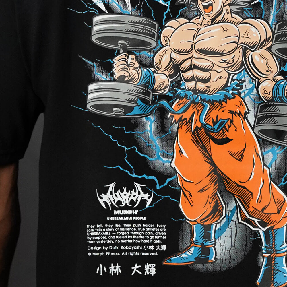 Polera Oversize PRO Goku - Negro