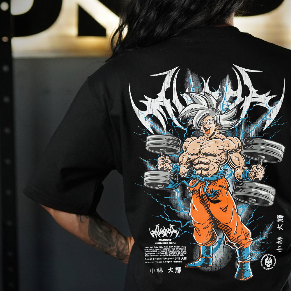 Polera Oversize PRO Goku - Negro