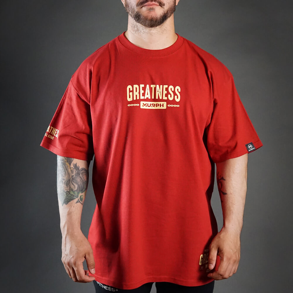 Polera Oversize Greatness - Ladrillo