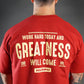 Polera Oversize Greatness - Ladrillo