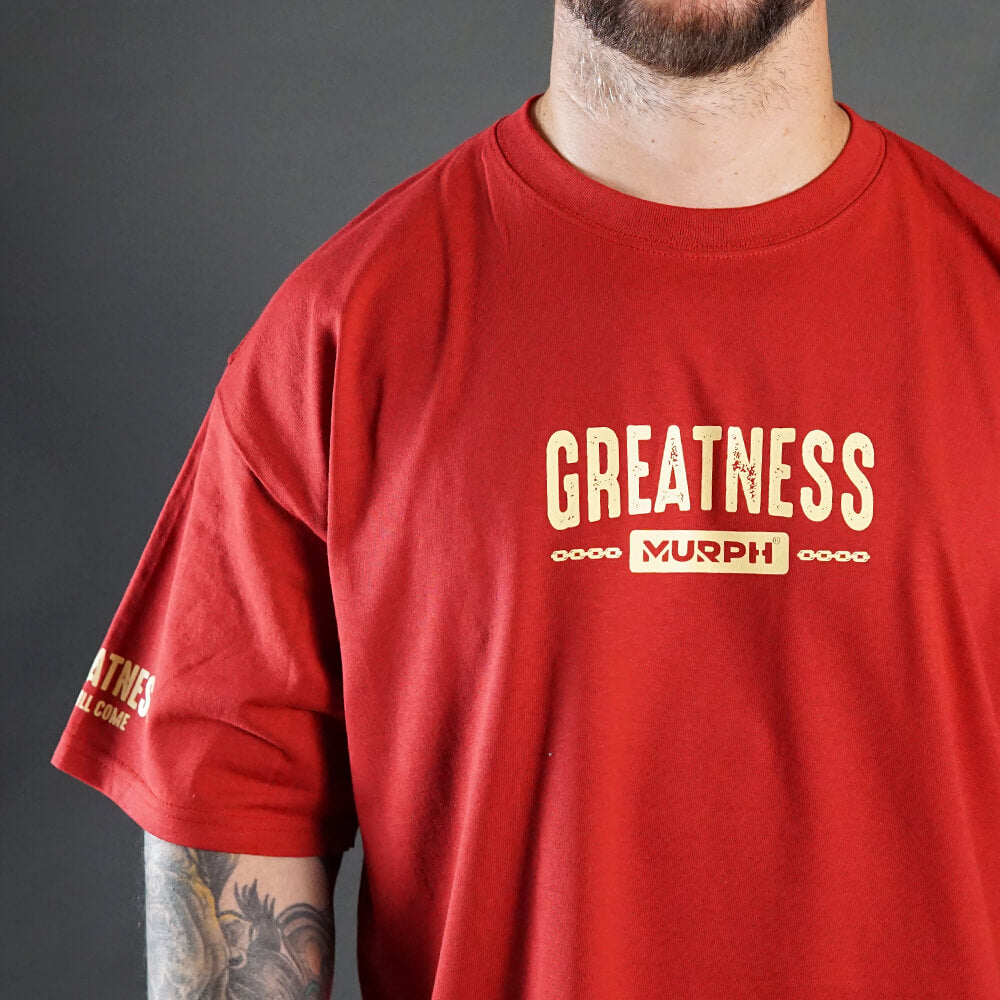 Polera Oversize Greatness - Ladrillo