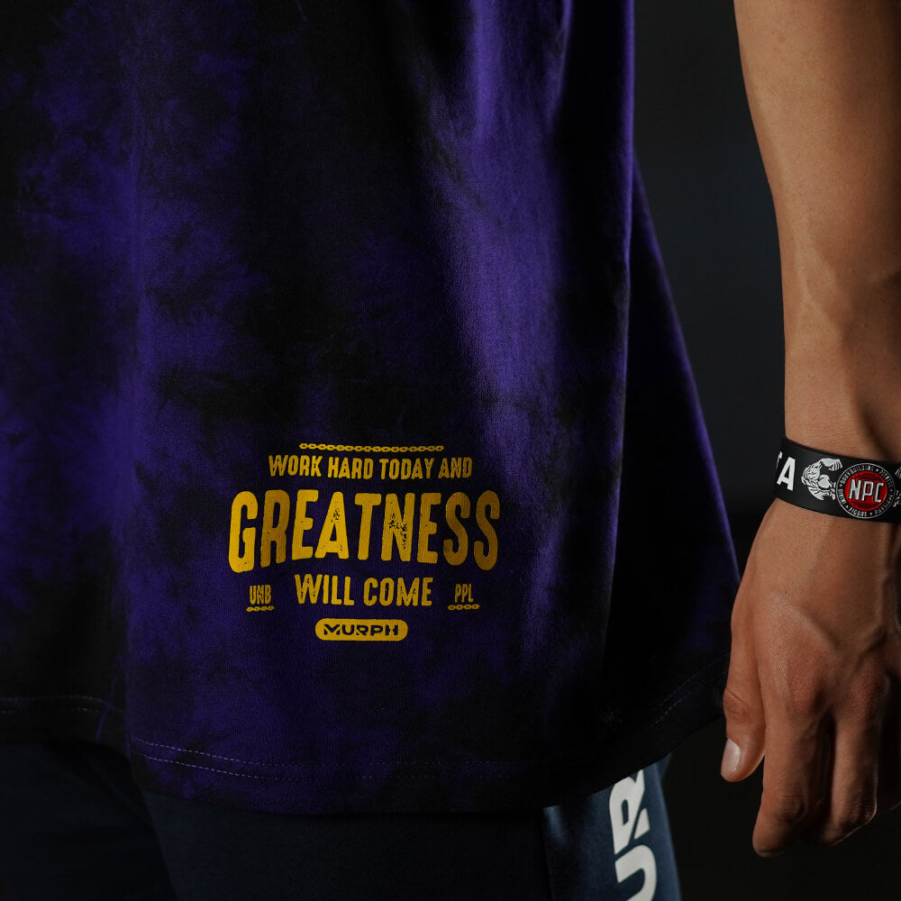 Polera Oversize Greatness - Purple storm