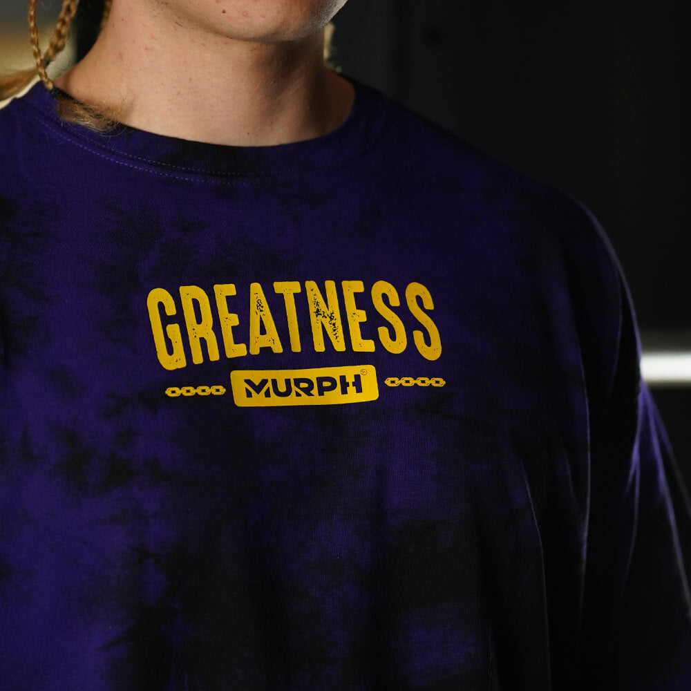 Polera Oversize Greatness - Purple storm