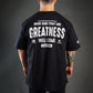 Polera Oversize Greatness - Negro