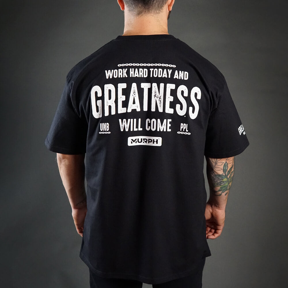 Polera Oversize Greatness - Negro