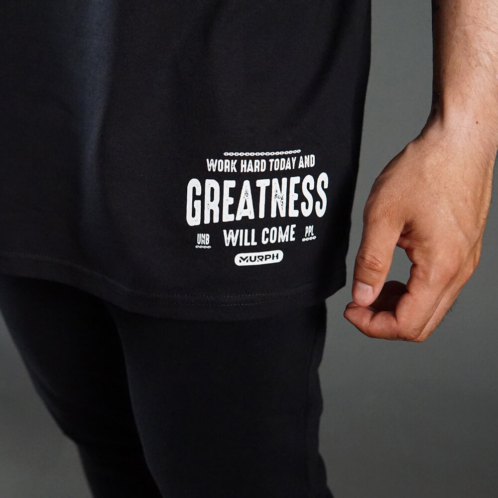 Polera Oversize Greatness - Negro