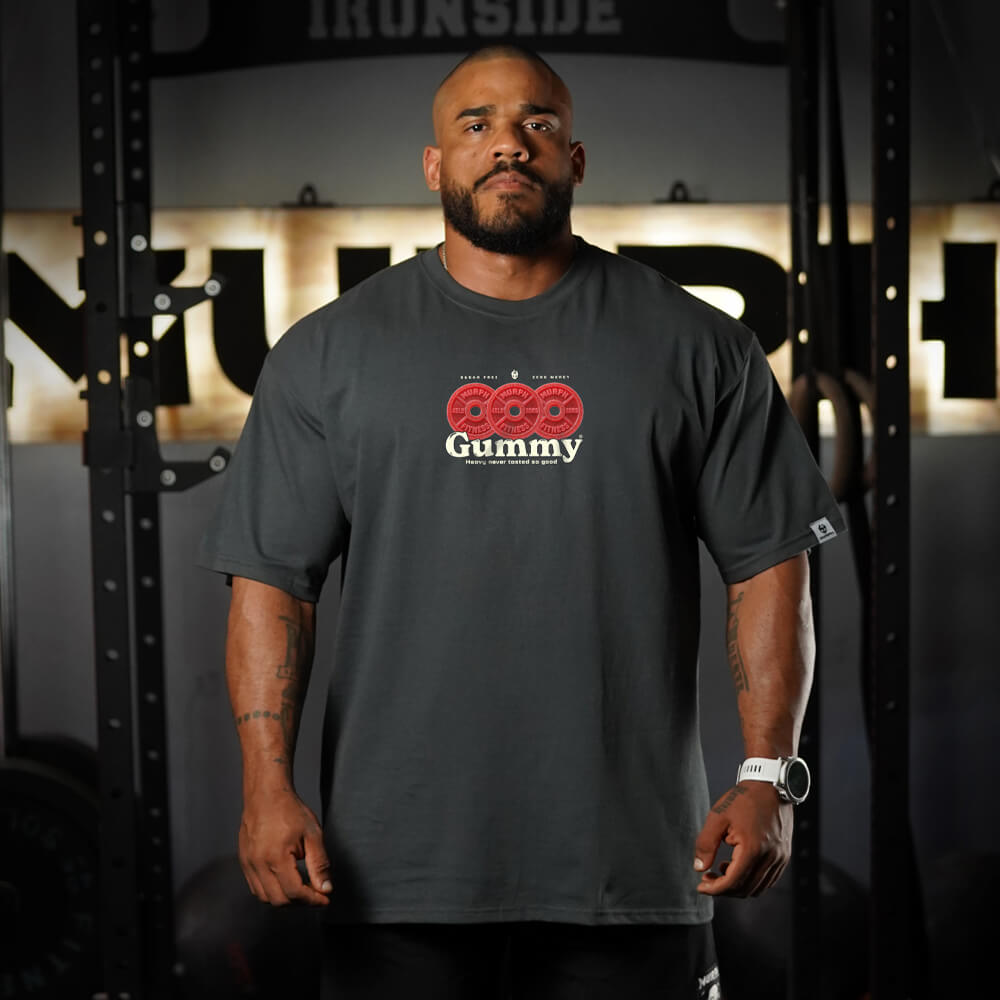 Polera Oversize GUMMY - Gris Charcoal