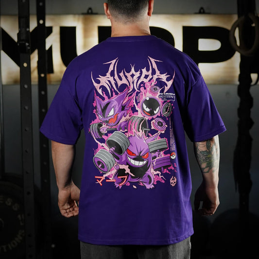 Polera Oversize Gymgar - Púrpura