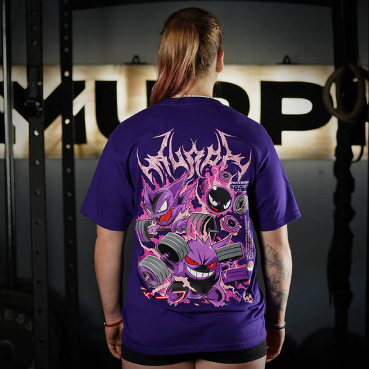 Polera Oversize Gymgar - Púrpura