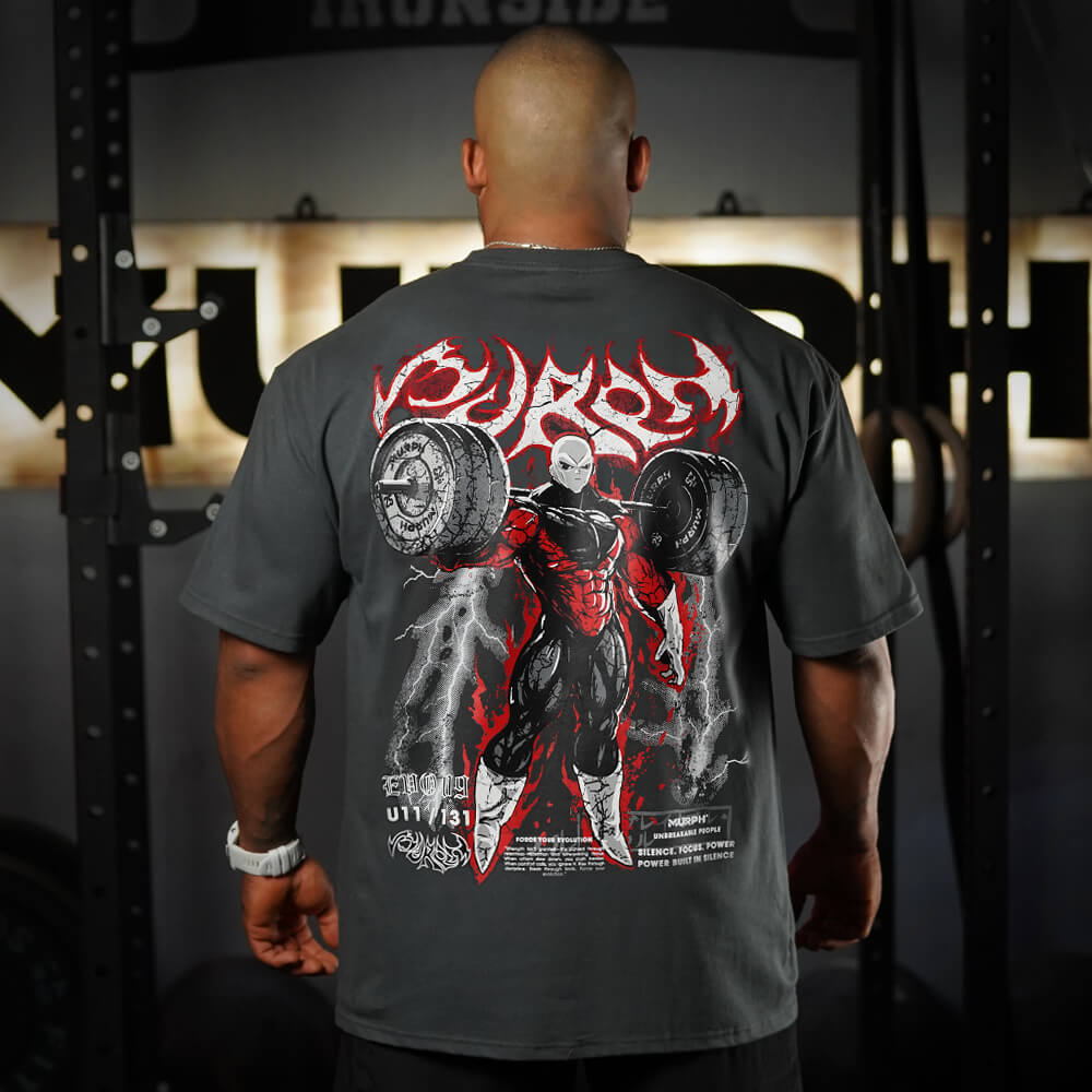 Polera Oversize Gymren - Charcoal