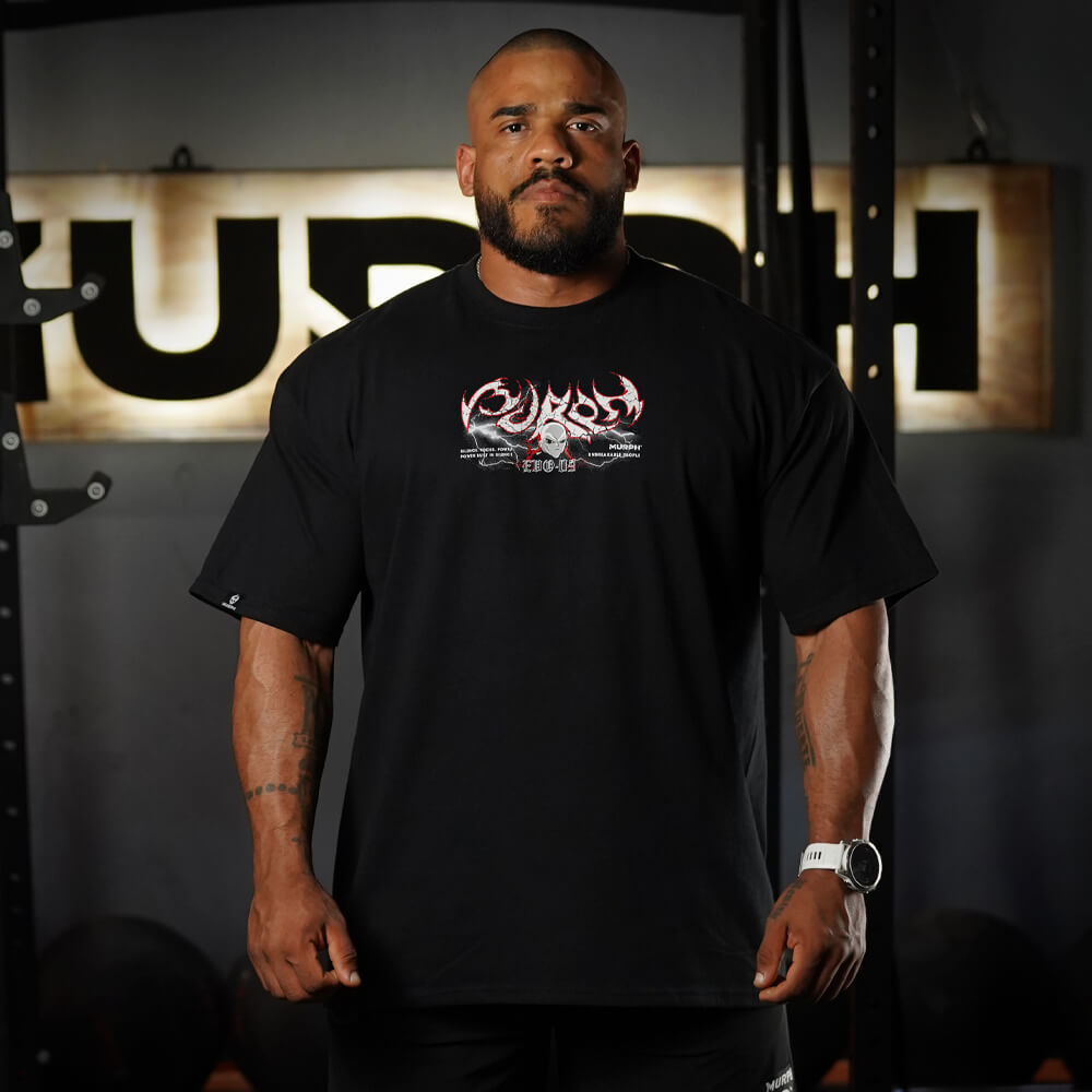 Polera Oversize Gymren - Negro