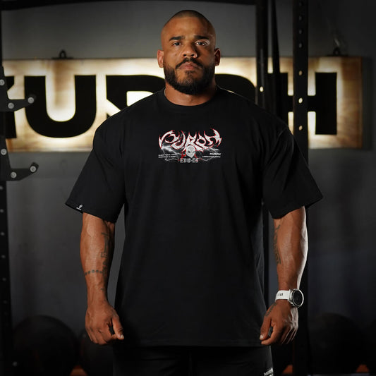 Polera Oversize Gymren - Negro