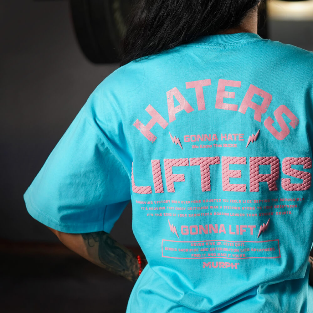 Polera Oversize PRO Haters Vs Lifters - Energy Blue