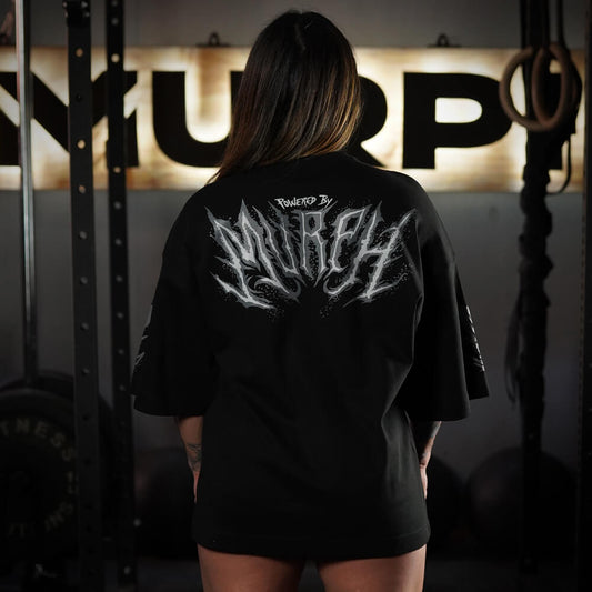 Polera Oversize ICON Sinister Logo - Negro
