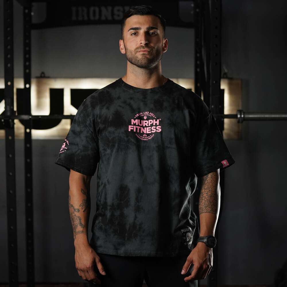 Polera Oversize Murph Like Hell - Black Storm