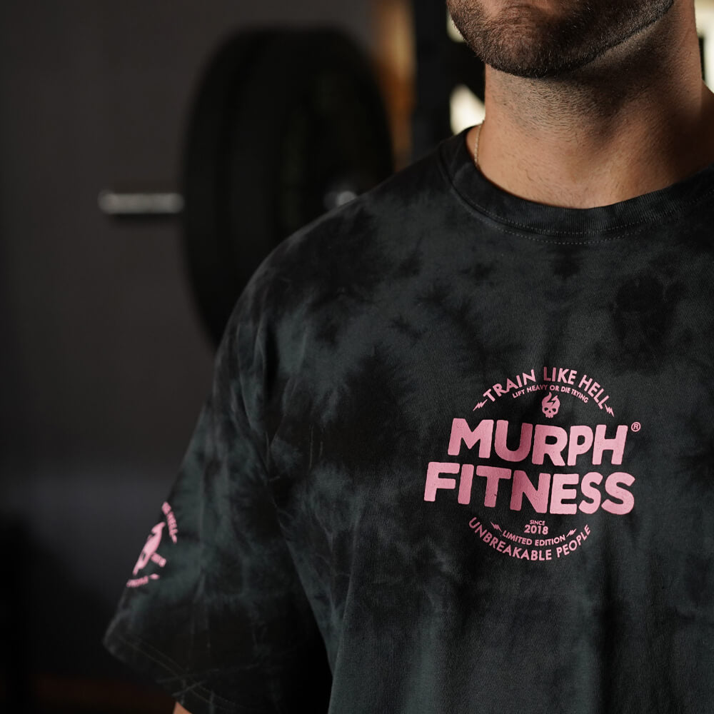 Polera Oversize Murph Like Hell - Black Storm