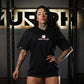 Polera Oversize Hello Murph - Negro