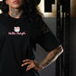Polera Oversize Hello Murph - Negro