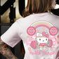 Polera Oversize Hello Murph - Pink