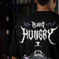 Polera Oversize Always Hungry - Negro