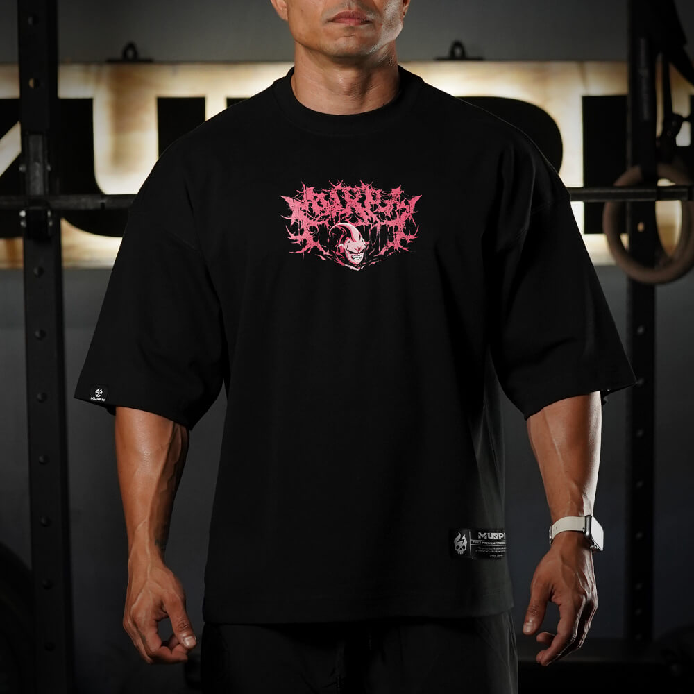 Polera Oversize ICON DESTRUCTION - Negro