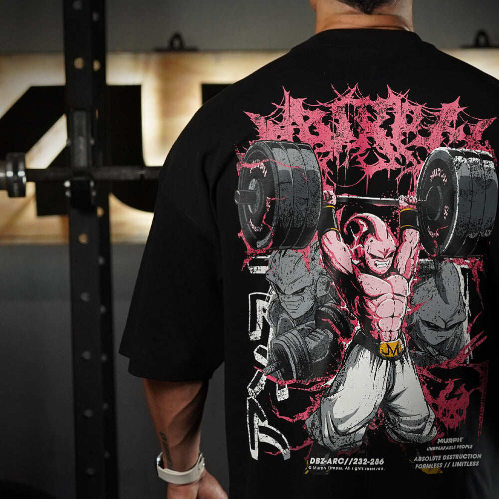 Polera Oversize ICON DESTRUCTION - Negro