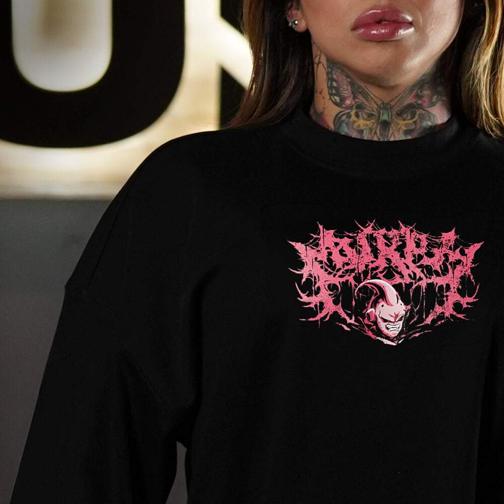Polera Oversize ICON DESTRUCTION - Negro