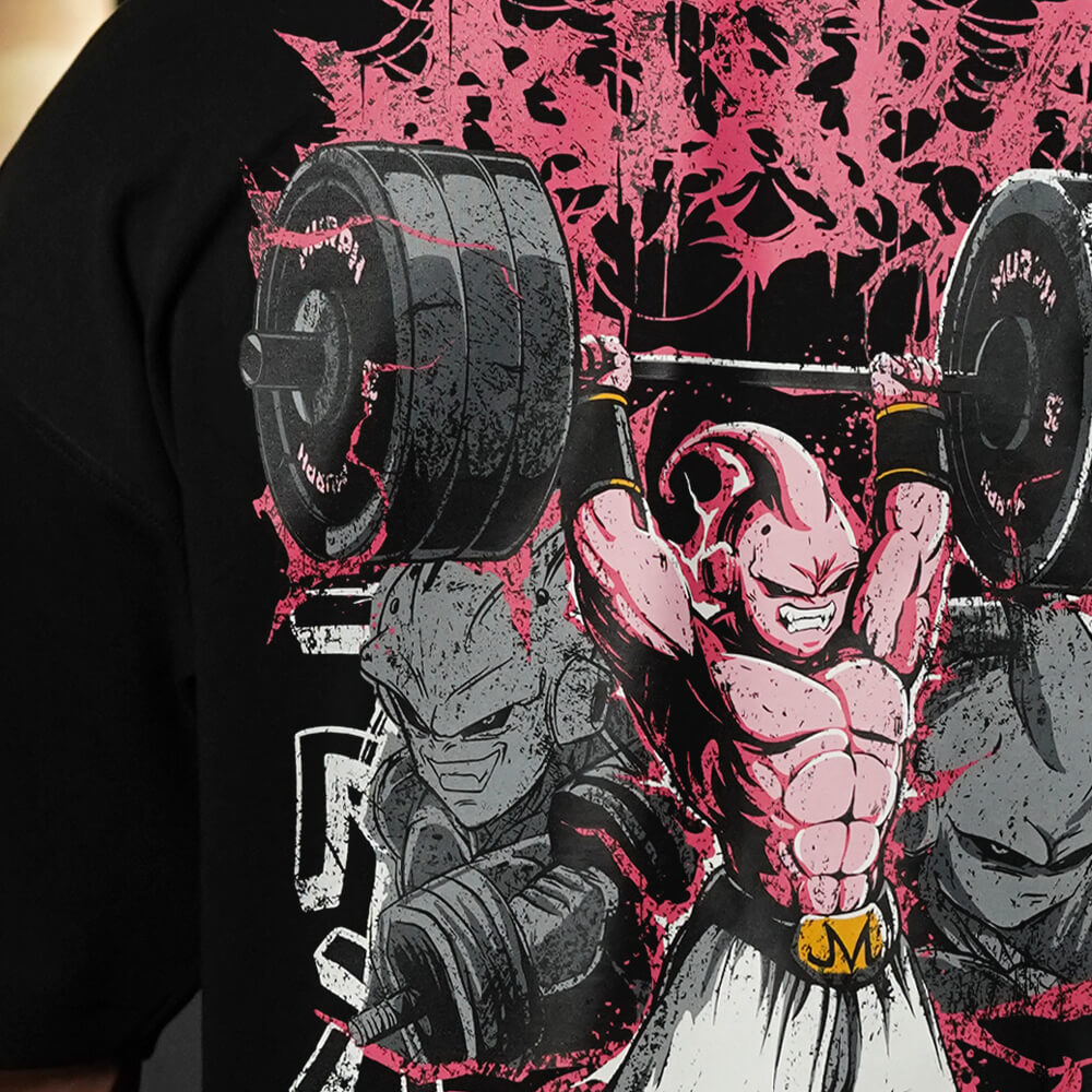 Polera Oversize ICON DESTRUCTION - Negro