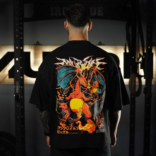 Polera Oversize ICON Premium ChariHard 2.0 - Negro