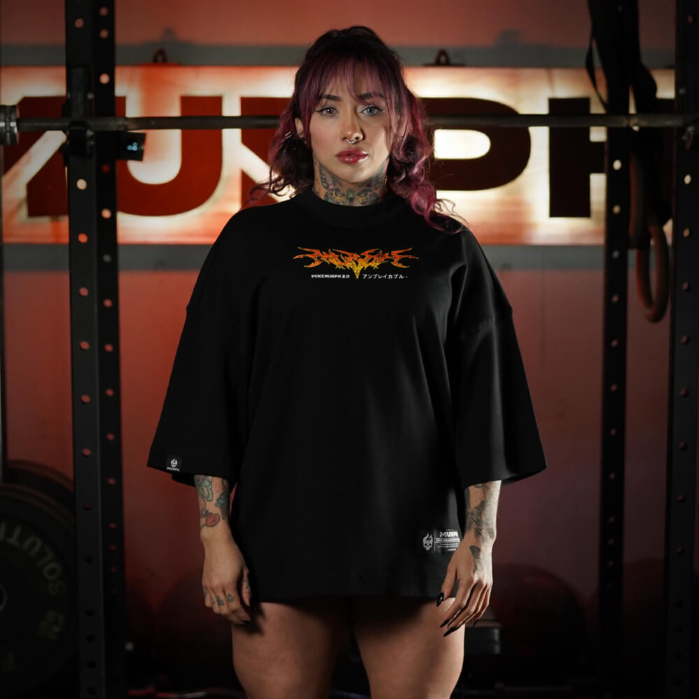 Polera Oversize ICON Premium ChariHard 2.0 - Negro