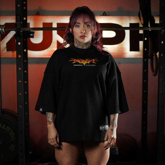 Polera Oversize ICON Premium ChariHard 2.0 - Negro