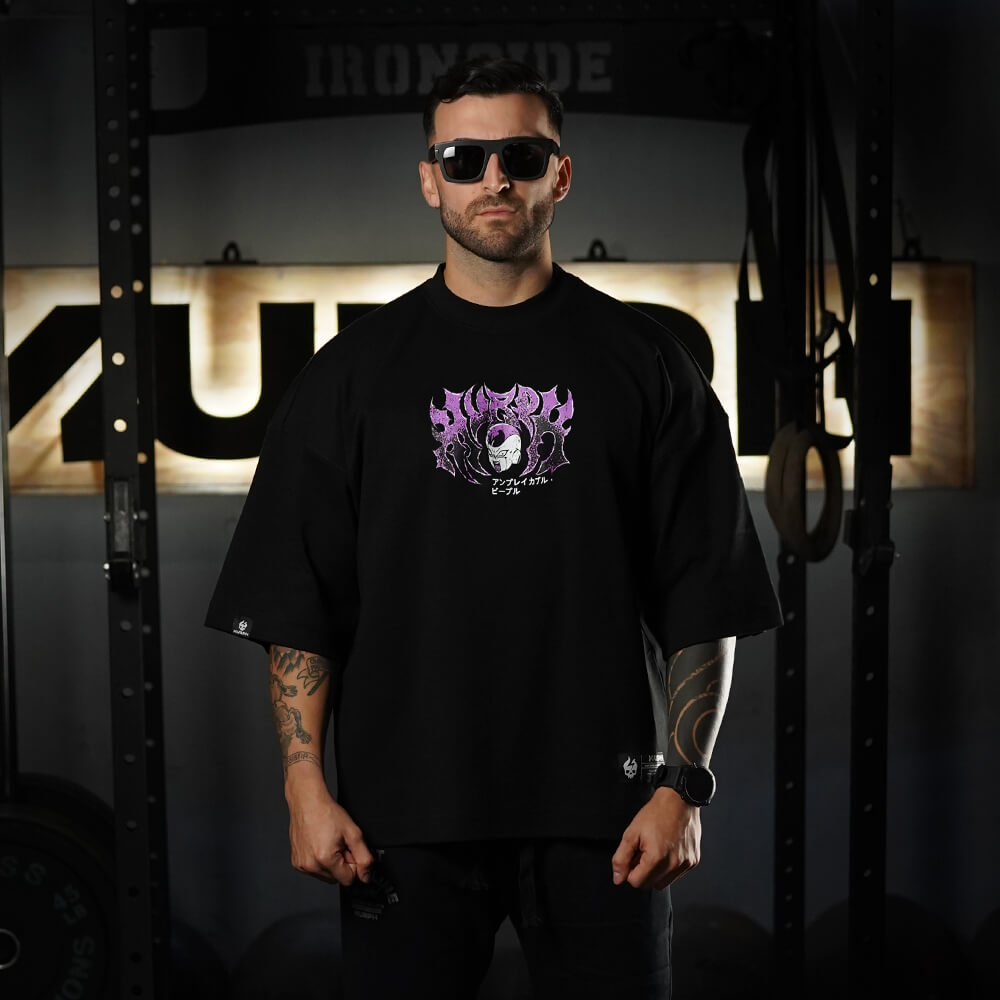 Polera Oversize ICON CRUELTY - Negro