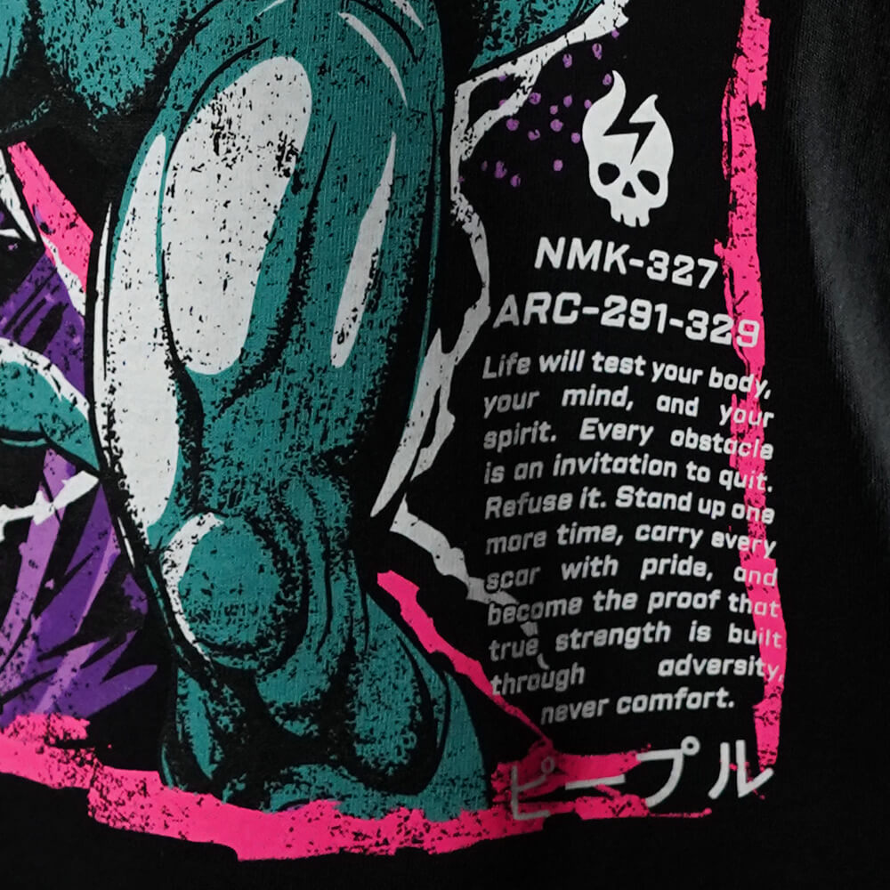 Polera Oversize CRUELTY - Negro