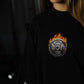 Polera Oversize ICON BORN IN FIRE - Negro