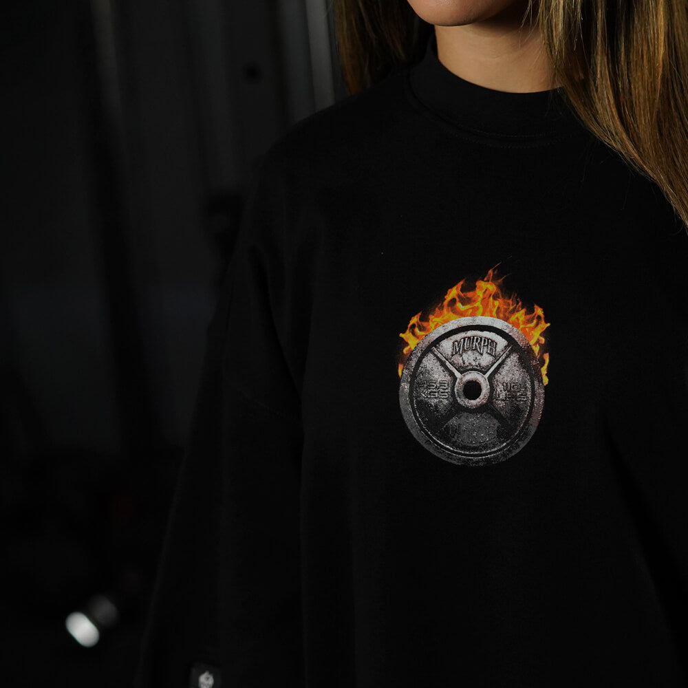 Polera Oversize ICON BORN IN FIRE - Negro
