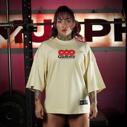 Polera Oversize ICON GUMMY - Sweet cream