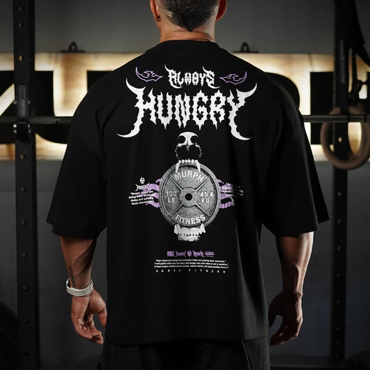 Polera Oversize ICON Always Hungry - Negro
