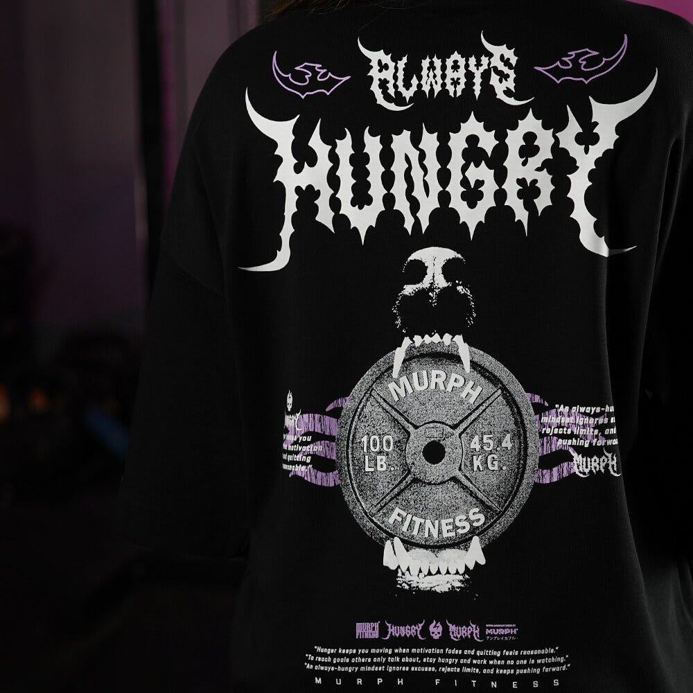 Polera Oversize ICON Always Hungry - Negro