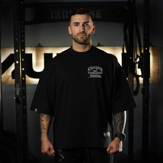 Polera Oversize ICON Premium CHANGING LIVES - Negro