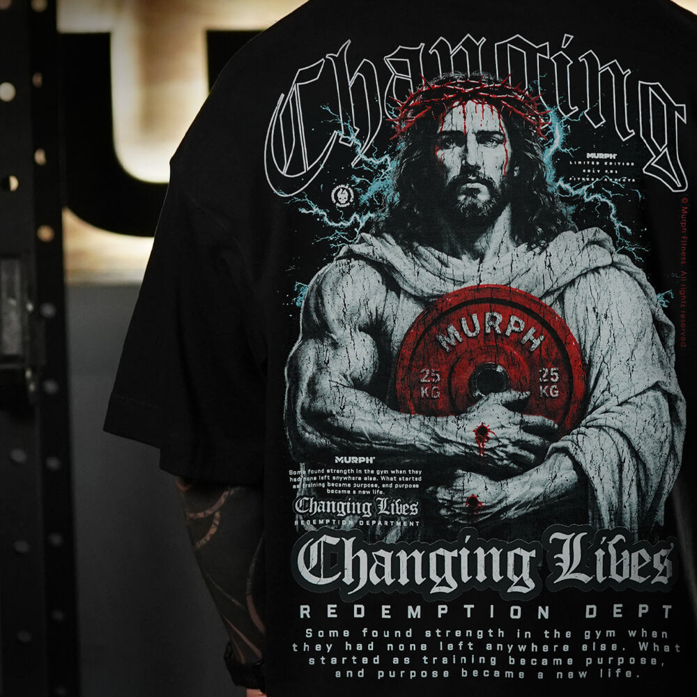 Polera Oversize ICON Premium CHANGING LIVES - Negro