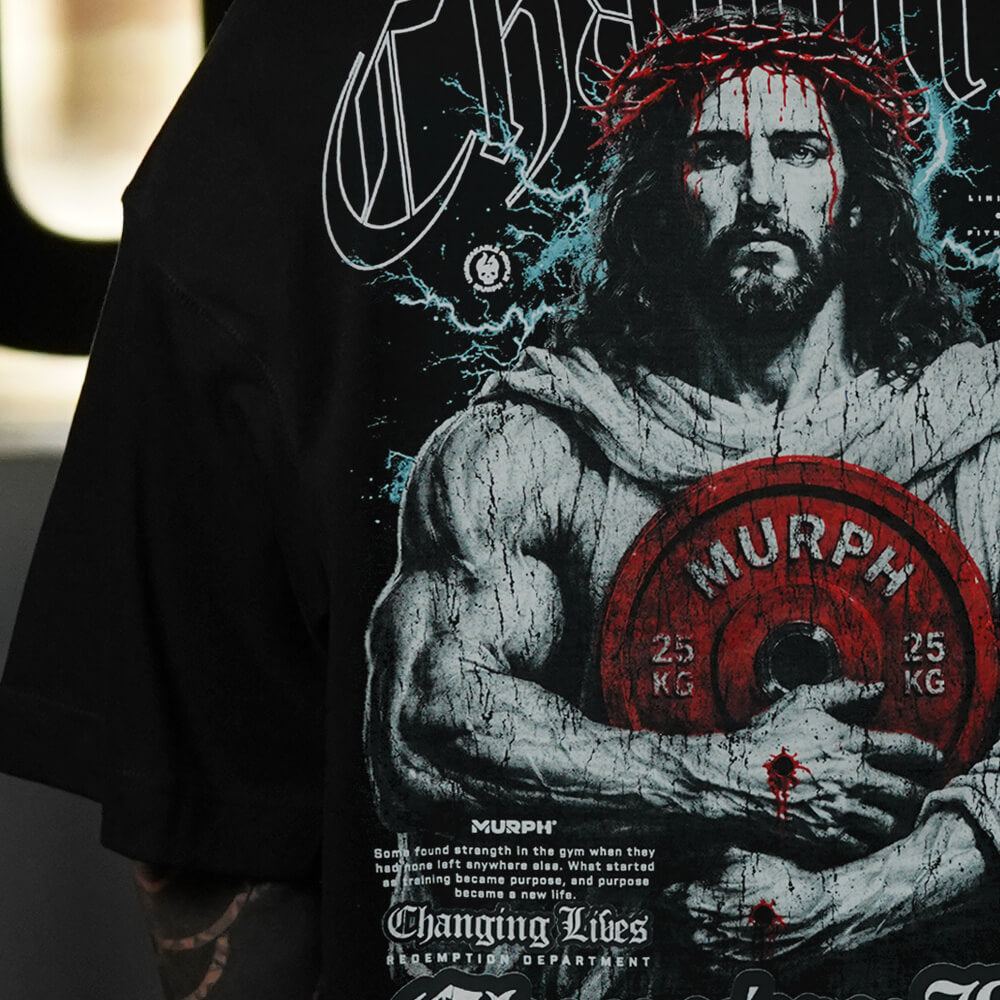 Polera Oversize ICON Premium CHANGING LIVES - Negro