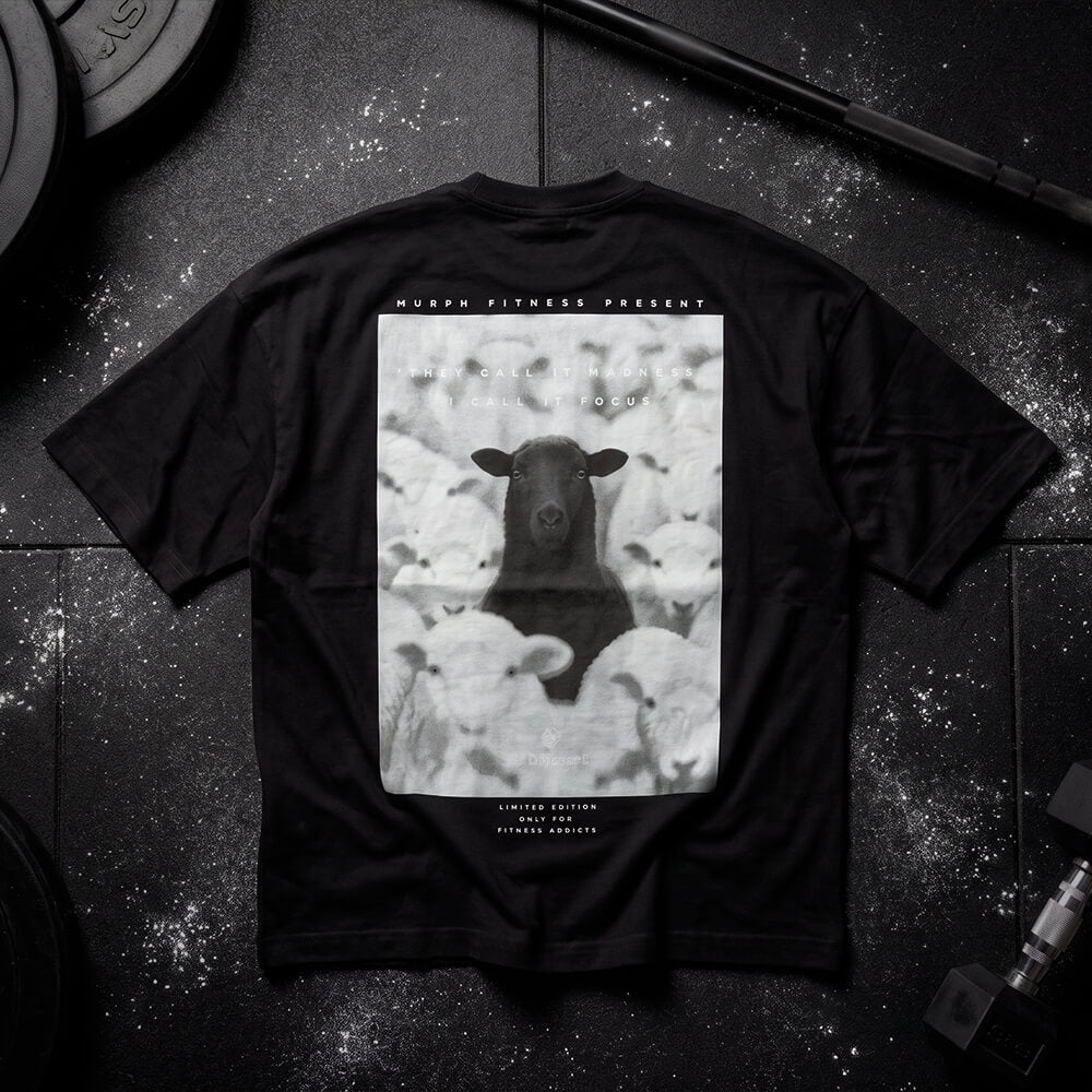 Polera Oversize ICON OVEJA NEGRA - Black