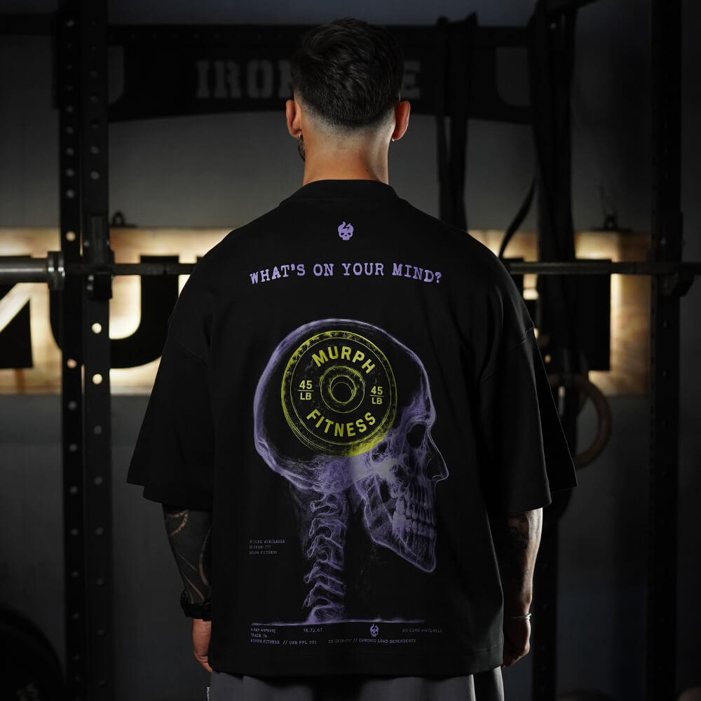 Polera Oversize ICON RX ON YOUR MIND - Negro
