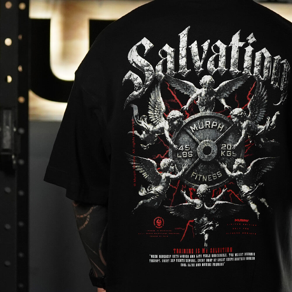 Polera Oversize ICON Premium SALVATION - Negro
