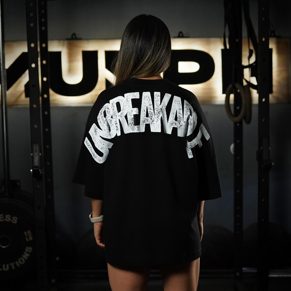 Polera Oversize ICON UNBREAKABLE - Negro