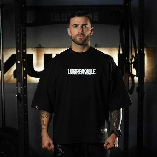 Polera Oversize ICON UNBREAKABLE - Negro