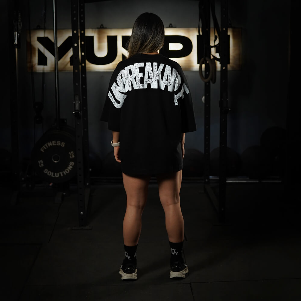 Polera Oversize ICON UNBREAKABLE - Negro